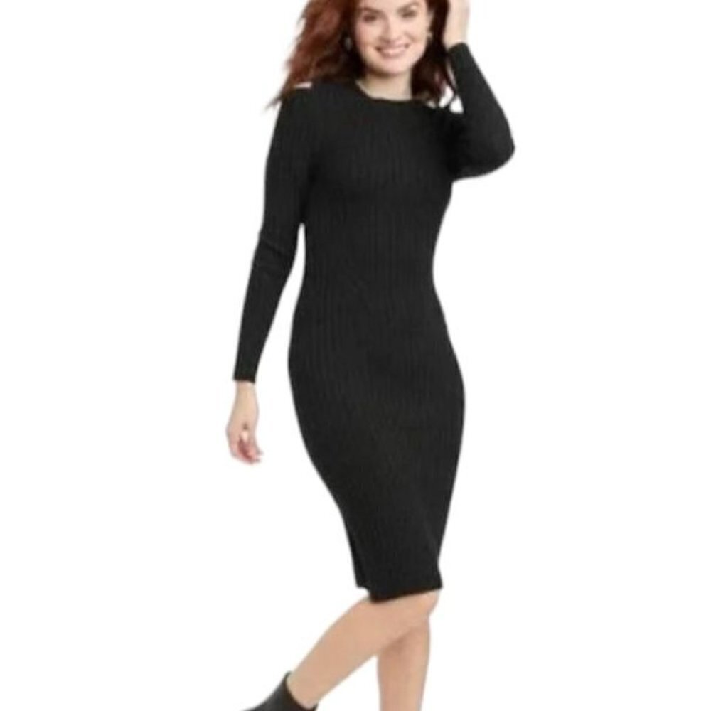 Women's Long Sleeve Sweater Dress | A New Day | XX Large